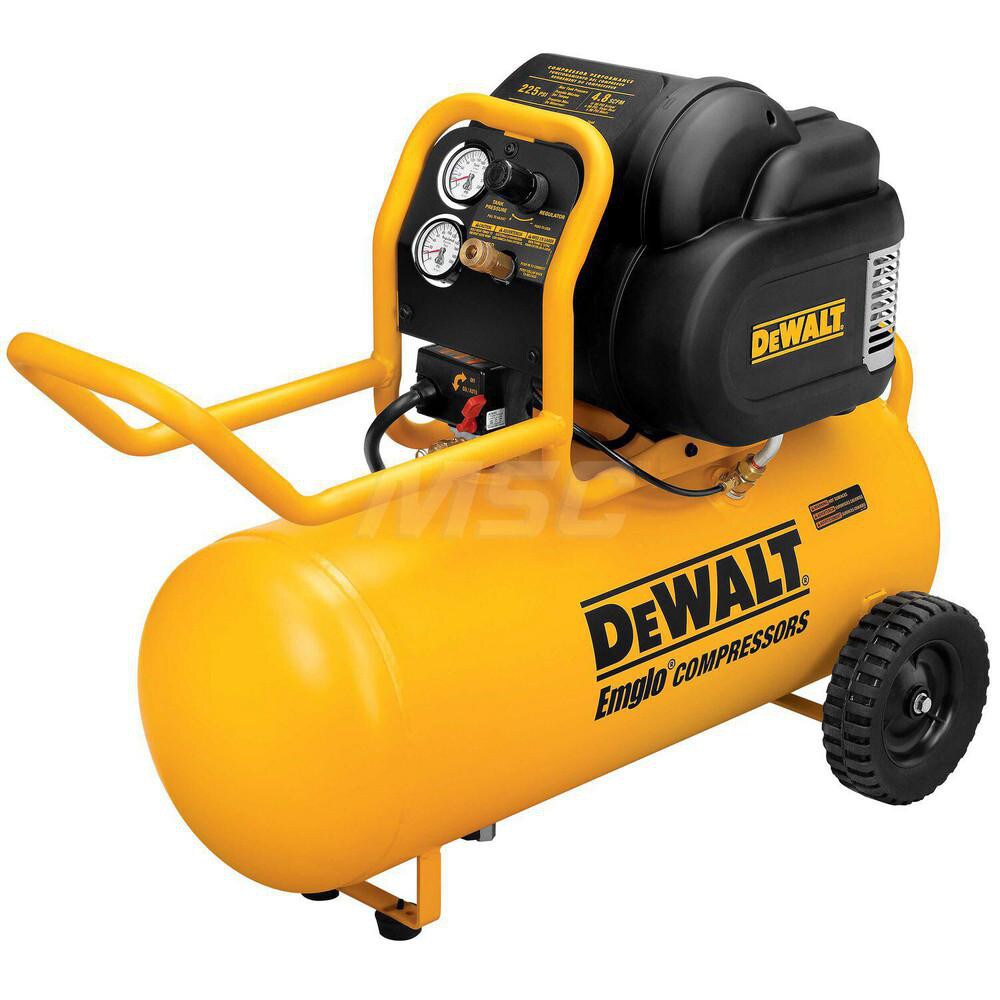 1.6 Running HP, 4.8 CFM at 90 psi CFM Horizontal Electric Oil Free Compressor