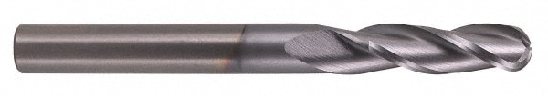 Hertel EM99924732 Ball End Mill: 0.1875" Dia, 0.625" LOC, 3 Flute, Solid Carbide Image