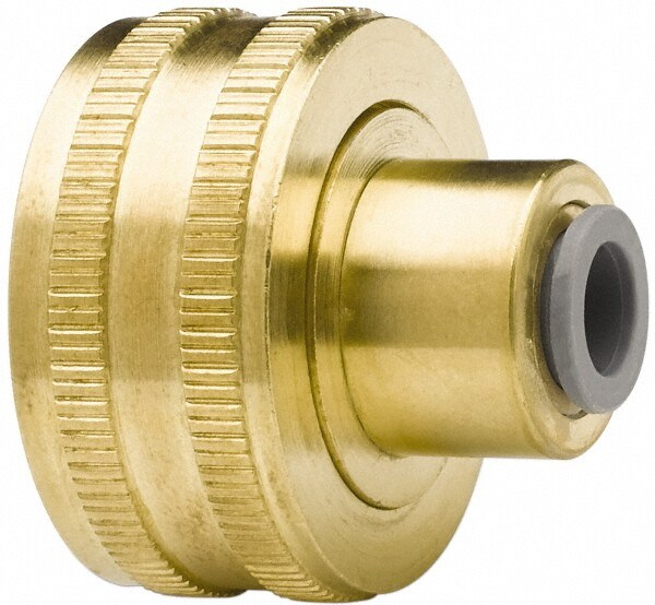 Garden Hose Adapter: Female, 3/4" NH, Brass