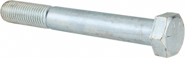 Made in USA MSC79458774-1 Hex Head Cap Screw: 1-1/8 - 7 x 9", Grade 5 Steel, Zinc-Plated Image