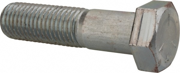 Made in USA -30192.5 Hex Head Cap Screw: 1-1/8 - 7 x 4-1/2", Grade 5 Steel, Zinc-Plated Image