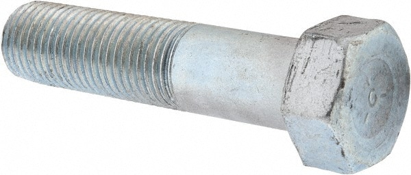 Value Collection R52001090 Hex Head Cap Screw: 1-1/2 - 6 x 6-1/2", Grade 5 Steel, Zinc-Plated Image