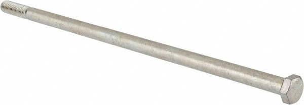 Value Collection R52001160 Hex Head Cap Screw: 3/8-16 x 10", Grade 5 Steel, Zinc-Plated Image