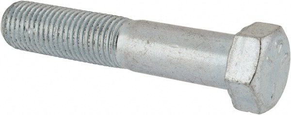 Made in USA 30259 Hex Head Cap Screw: 7/16-20 x 2-1/4", Grade 5 Steel, Zinc-Plated Image