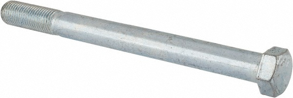 Made in USA 30268 Hex Head Cap Screw: 7/16-20 x 5", Grade 5 Steel, Zinc-Plated Image