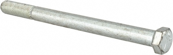 Made in USA 30269 Hex Head Cap Screw: 7/16-20 x 5-1/2", Grade 5 Steel, Zinc-Plated Image