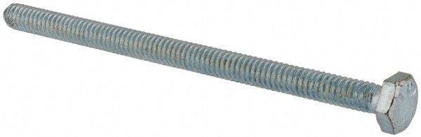 Made in USA MSC79461455-1 Hex Head Cap Screw: 1/4-20 x 4", Grade 5 Steel, Zinc-Plated Image