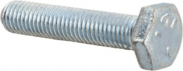 Made in USA 1428114FT5ZDOM Hex Head Cap Screw: 1/4-28 x 1-1/4", Grade 5 Steel, Zinc-Plated Image