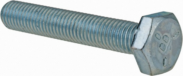Made in USA 1428112FT5ZDOM Hex Head Cap Screw: 1/4-28 x 1-1/2", Grade 5 Steel, Zinc-Plated Image