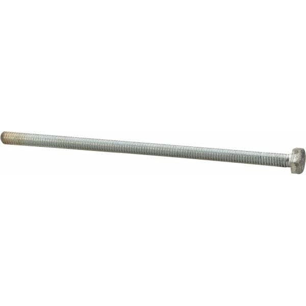 Made in North America 51618612FT5ZDOM Hex Head Cap Screw: 5/16-18 x 6-1/2", Grade 5 Steel, Zinc-Plated Image