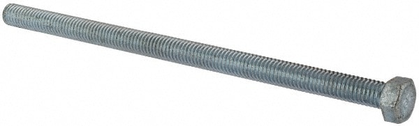 Made in North America 38167FT5ZDOM Hex Head Cap Screw: 3/8-16 x 7", Grade 5 Steel, Zinc-Plated 