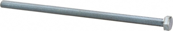 Made in North America 3816712FT5ZDOM Hex Head Cap Screw: 3/8-16 x 7-1/2", Grade 5 Steel, Zinc-Plated 