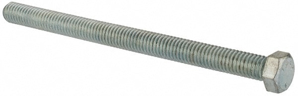 Made in North America 716146FT5ZDOM Hex Head Cap Screw: 7/16-14 x 6", Grade 5 Steel, Zinc-Plated 