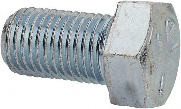 Made in USA MSC30252 Hex Head Cap Screw: 7/16-20 x 3/4", Grade 5 Steel, Zinc-Plated Image