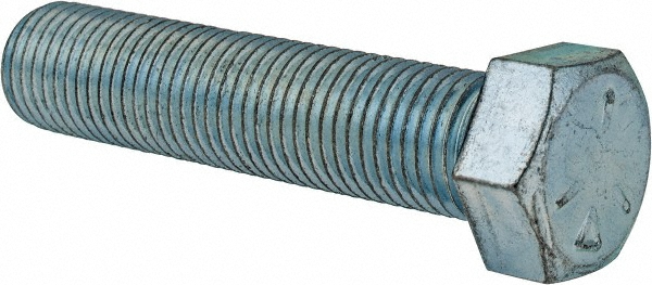 Made in USA 716202FT5ZDOM Hex Head Cap Screw: 7/16-20 x 2", Grade 5 Steel, Zinc-Plated Image