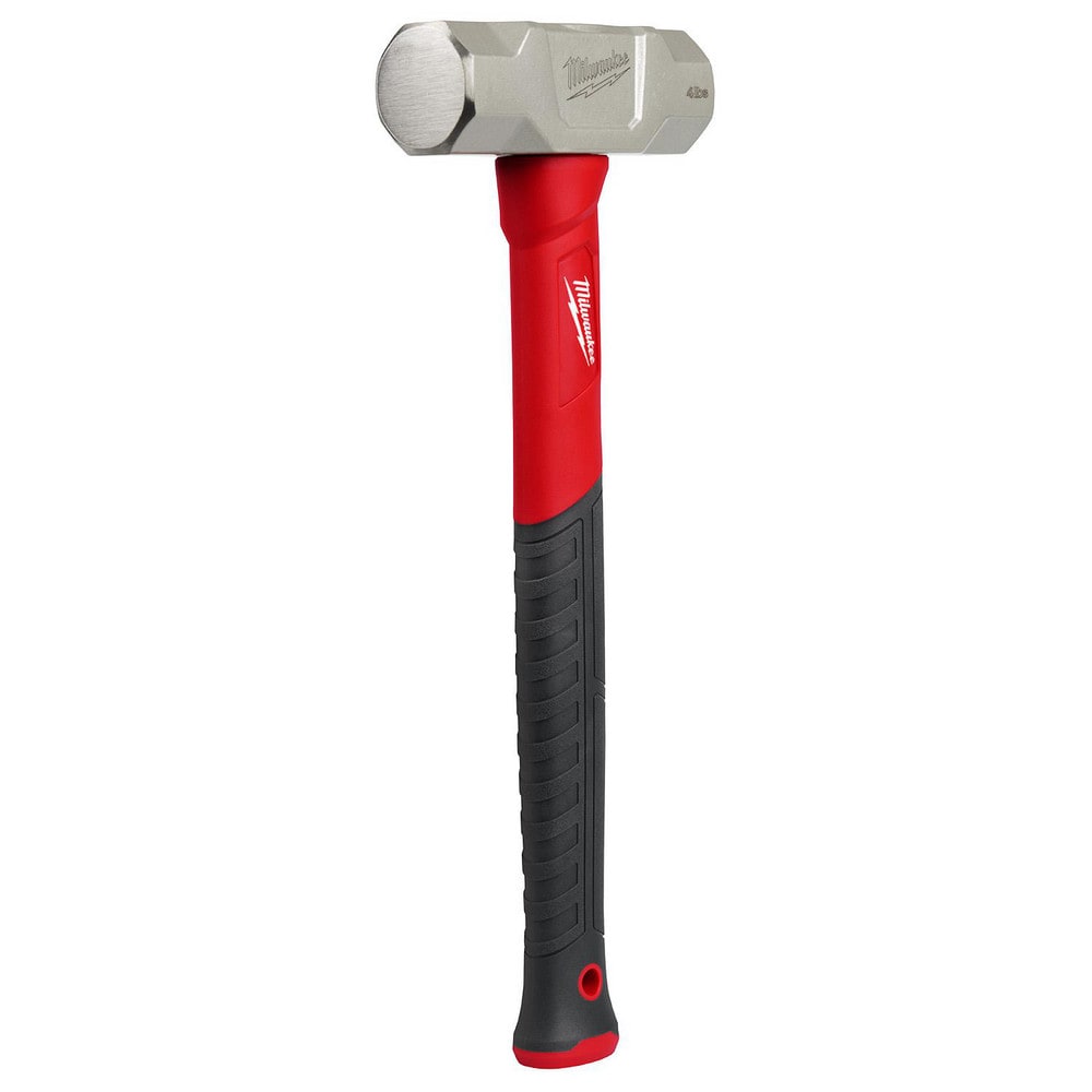Trade Hammers; Head Weight (Oz): 64 ; Head Material: Forged Steel ; Face Diameter: 1.8in ; Non-sparking: Yes ; Handle Color: Black; Red ; Handle Length: 13.2in