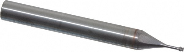 Vargus 80216 Straight Flute Thread Mill: #2 to 56 & #3 to 56, Internal, 3 Flutes, 1/4" Shank Dia, Solid Carbide Image