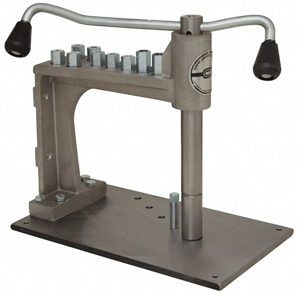 #8 to 3/4" Tap Compatibility, 13" Table Length x 8" Table Width, Hand Tapper