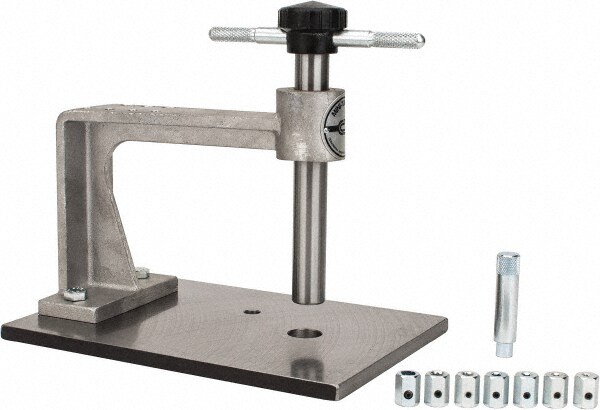 #0 to #12 Tap Compatibility, 8-1/2" Table Length x 6" Table Width, Hand Tapper