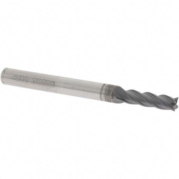 OSG HP441-1562 Square End Mill: 5/32 Dia, 9/16 LOC, 3/16 Shank Dia, 2 OAL, 4 Flutes, Solid Carbide Image