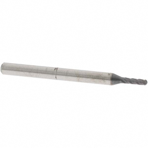 OSG HP441-0625-BN Ball End Mill: 0.0625" Dia, 0.1875" LOC, 4 Flute, Solid Carbide Image