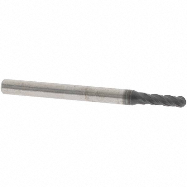 OSG HP441-0938-BN Ball End Mill: 0.0938" Dia, 0.3125" LOC, 4 Flute, Solid Carbide Image