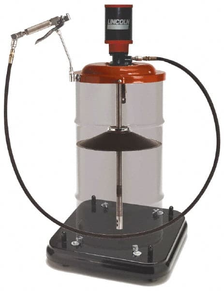 Lincoln 9917 Air-Operated Pump: 168 cu in/min, Grease Lubrication, Aluminum 