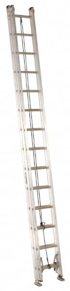28' High, Type IA Rating, Aluminum Industrial Extension Ladder