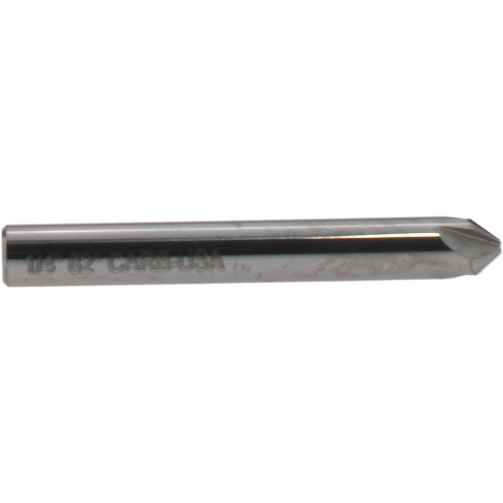 Hertel 334-003060 1/4" Head Diam, 1/4" Shank Diam, 4 Flute 82&deg; Solid Carbide Countersink Image