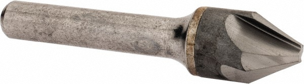 Hertel 334-007050 5/8" Head Diam, 3/8" Shank Diam, 4 Flute 60&deg; Solid Carbide Countersink Image