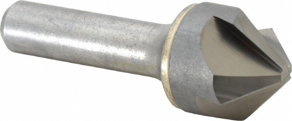 Hertel 334-010070 1" Head Diam, 1/2" Shank Diam, 4 Flute 90&deg; Solid Carbide Countersink Image
