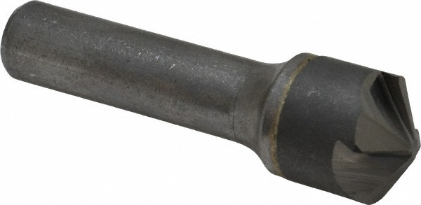Hertel 334-008090 3/4" Head Diam, 1/2" Shank Diam, 4 Flute 120&deg; Solid Carbide Countersink Image