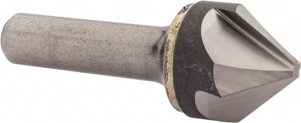Hertel 334-010060 1" Head Diam, 1/2" Shank Diam, 4 Flute 82&deg; Solid Carbide Countersink Image