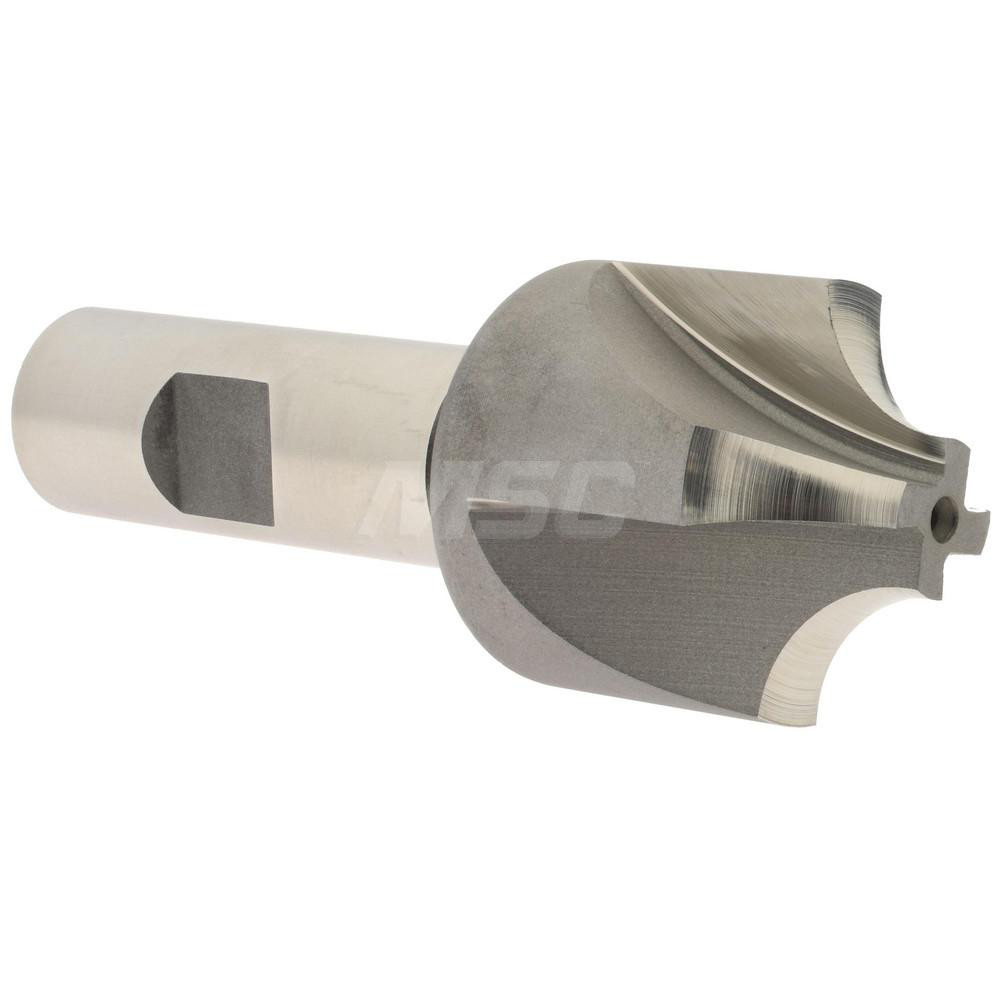 Hertel 13082 Corner Rounding End Mill: 7/16" Radius, 1-3/8" Diam, 4 Flutes, High Speed Steel Image