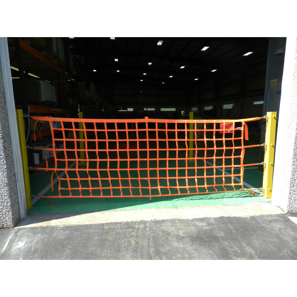 US Netting - In-Ground Post Mounted Loading Dock Safety Net Kit: 4 ...