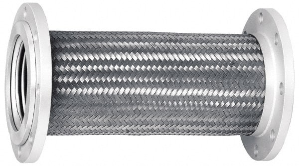 Mason Ind. FFL 2-1/2X12 2-1/2" Pipe, Braided Stainless Steel Single Arch Hose Pipe Expansion Joint 