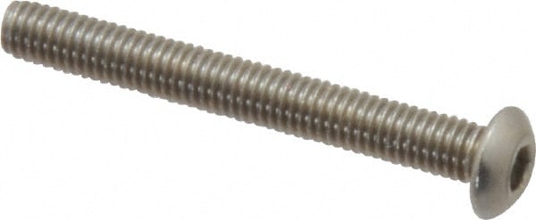 Value Collection MABS0030025CP M3x0.50 25mm Length Under Head Hex Socket Drive Button Socket Cap Screw Image