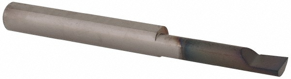 Boring Bar: 0.2" Min Bore, 1" Max Depth, Right Hand Cut, Submicron Solid Carbide