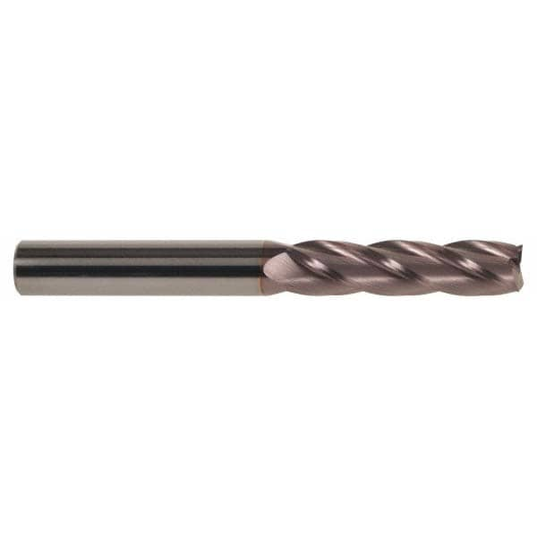 SGS 31744 Square End Mill: 5/8 Dia, 2-1/4 LOC, 5/8 Shank Dia, 5 OAL, 4 Flutes, Solid Carbide Image