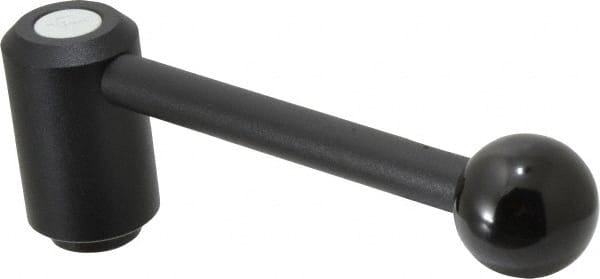 KIPP K0108.3A52 Heavy-Duty Tension Lever Adjustable Clamping Handle: 1/2-13 Thread, 1.3" Hub Dia, Steel 