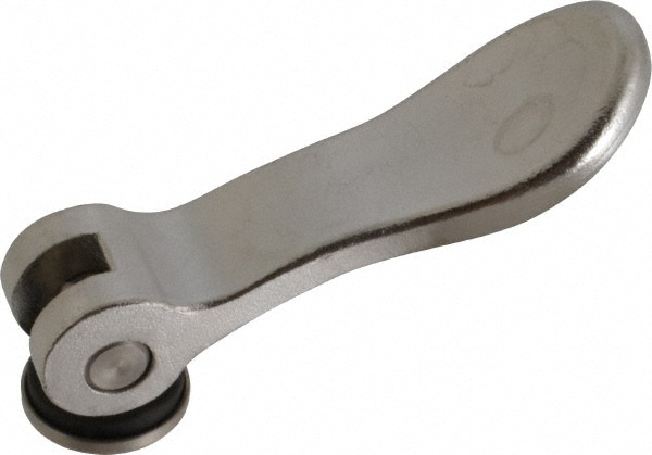 KIPP K0645.25120A3 Adjustable Clamping Handle: 5/16-18 Thread, 0.94" Hub Dia, Stainless Steel Image