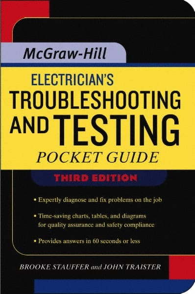 McGraw-Hill 9780071487825PT Electricians Troubleshooting and Testing Pocket Guide: 3rd Edition 