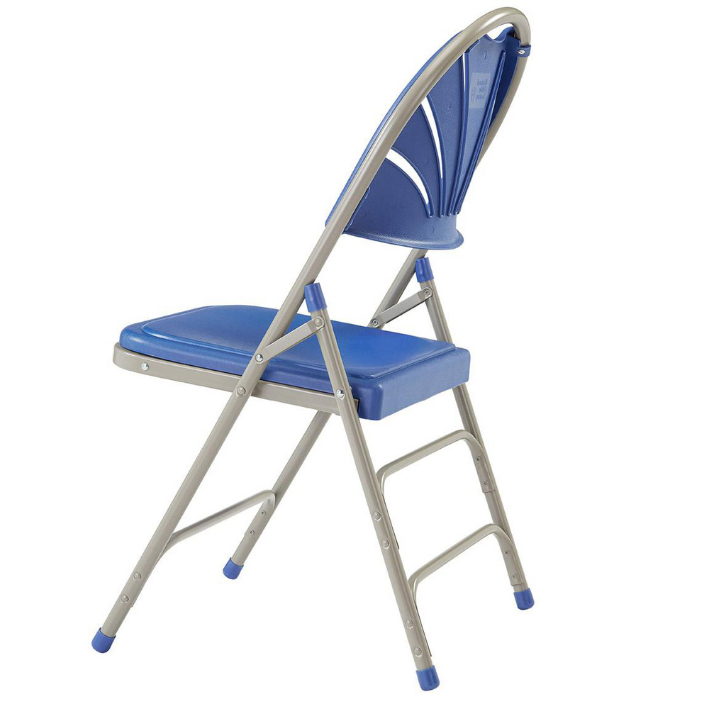 National Public Seating Folding Chairs; Pad Type Armless, Contoured
