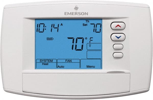 White-Rodgers 1F95-0680 45 to 99°F, 4 Heat, 2 Cool, Premium Commercial Digital 7 Day Programmable Universal Multi-Stage or Heat Pump Thermostat 