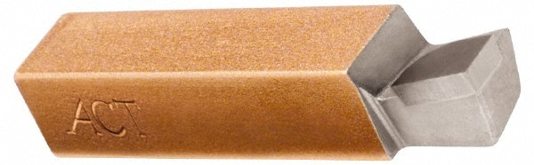 Single Point Tool Bit: 5/16'' Shank Width, 5/16'' Shank Height, C5 Solid Carbide Tipped, Neutral, TSA, Square Shank Boring