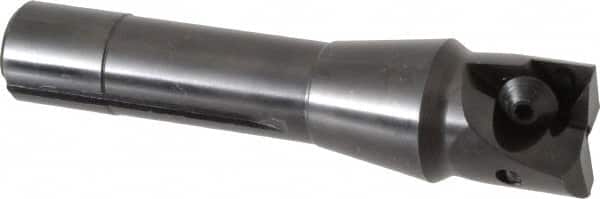 1-1/4" Cut Diam, 0.656" Max Depth, R8 Shank, 5-37/64" OAL Indexable Square-Shoulder End Mill