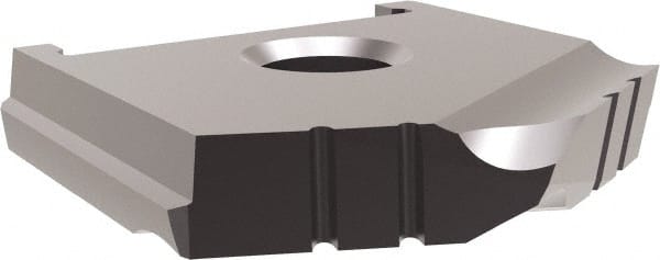 Allied Machine and Engineering 1021A-0102 Spade Drill Insert: 1-1/16" Dia, Series A, High Speed Steel, 130 ° Point 