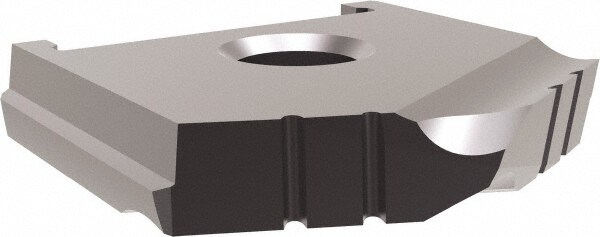 Spade Drill Insert: 1-1/32" Dia, Series A, High Speed Steel, 130 ° Point