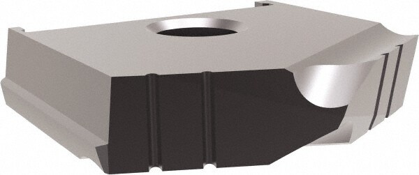 Spade Drill Insert: 1-1/4" Dia, Series B, High Speed Steel, 130 ° Point
