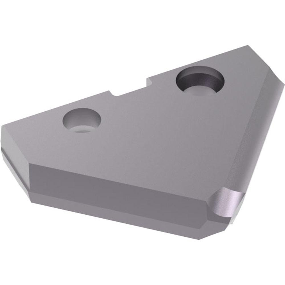 Spade Drill Insert: 1-15/32" Dia, Seat Size 3, Cobalt, 132 deg Point